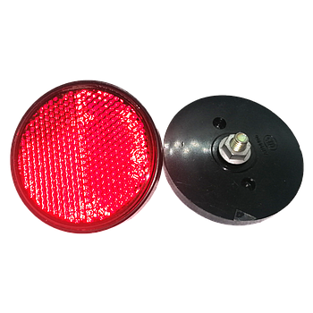 Refletor (x2) redondo (55mm) Vermelho / UNIVERSAL
