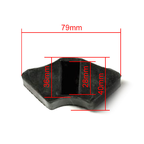 Borrachas (x4) / Sinobloco do Cubo TRAS, OEM (DAFIER, SINNIS, SUKIDA)