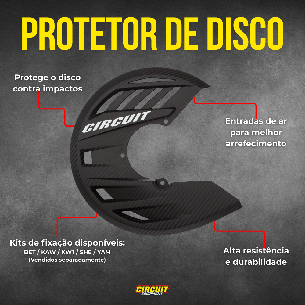 Circuit Equipment: Protecao de Disco Balistico