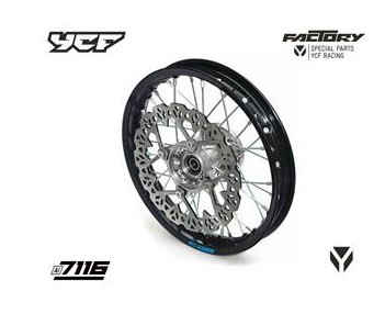 Jante Frente 12&quot; (CUBO CNC, Varias cores) YC110-06012, YCF (FACTORY) / Pitbike