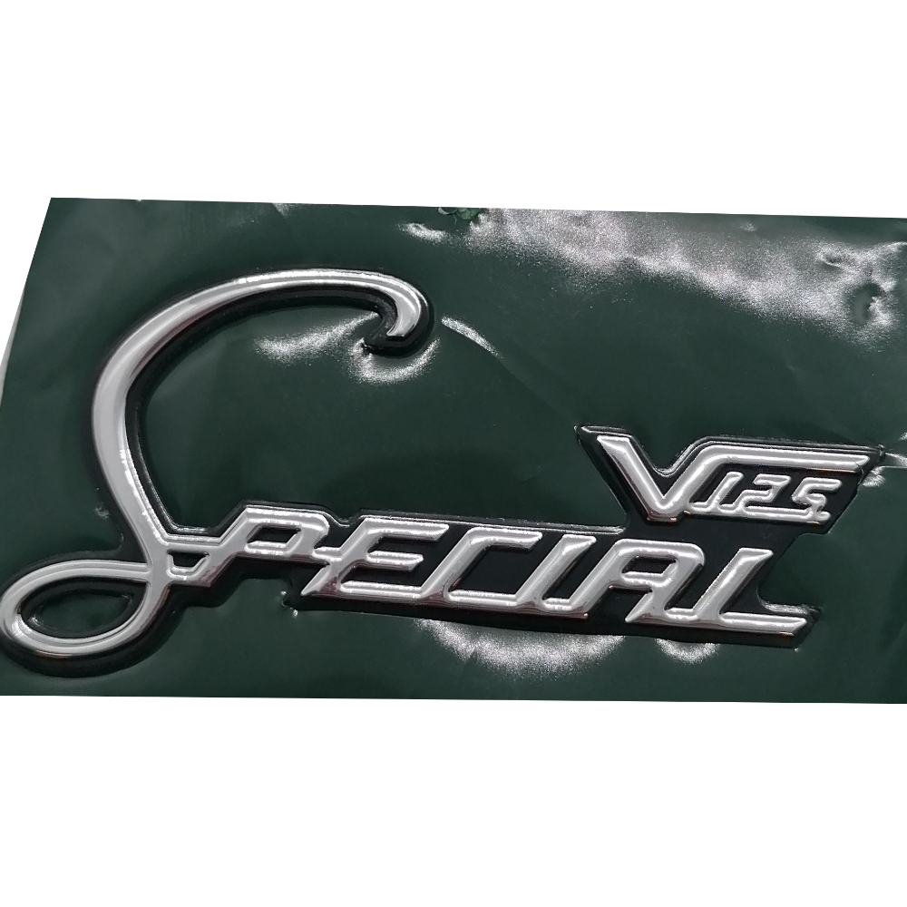 Autocolante LOGOTIPO SP1 &quot;V125&quot; / LAMBRETTA (V125) (Cromado)