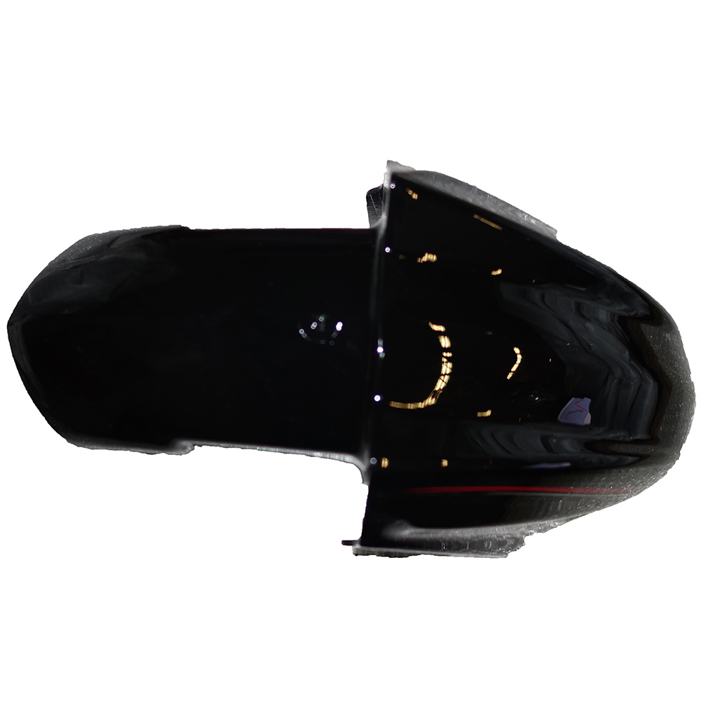 Guarda-lamas dianteiro (preto/vermelho) - Neovolt (ZWD-ZGL)