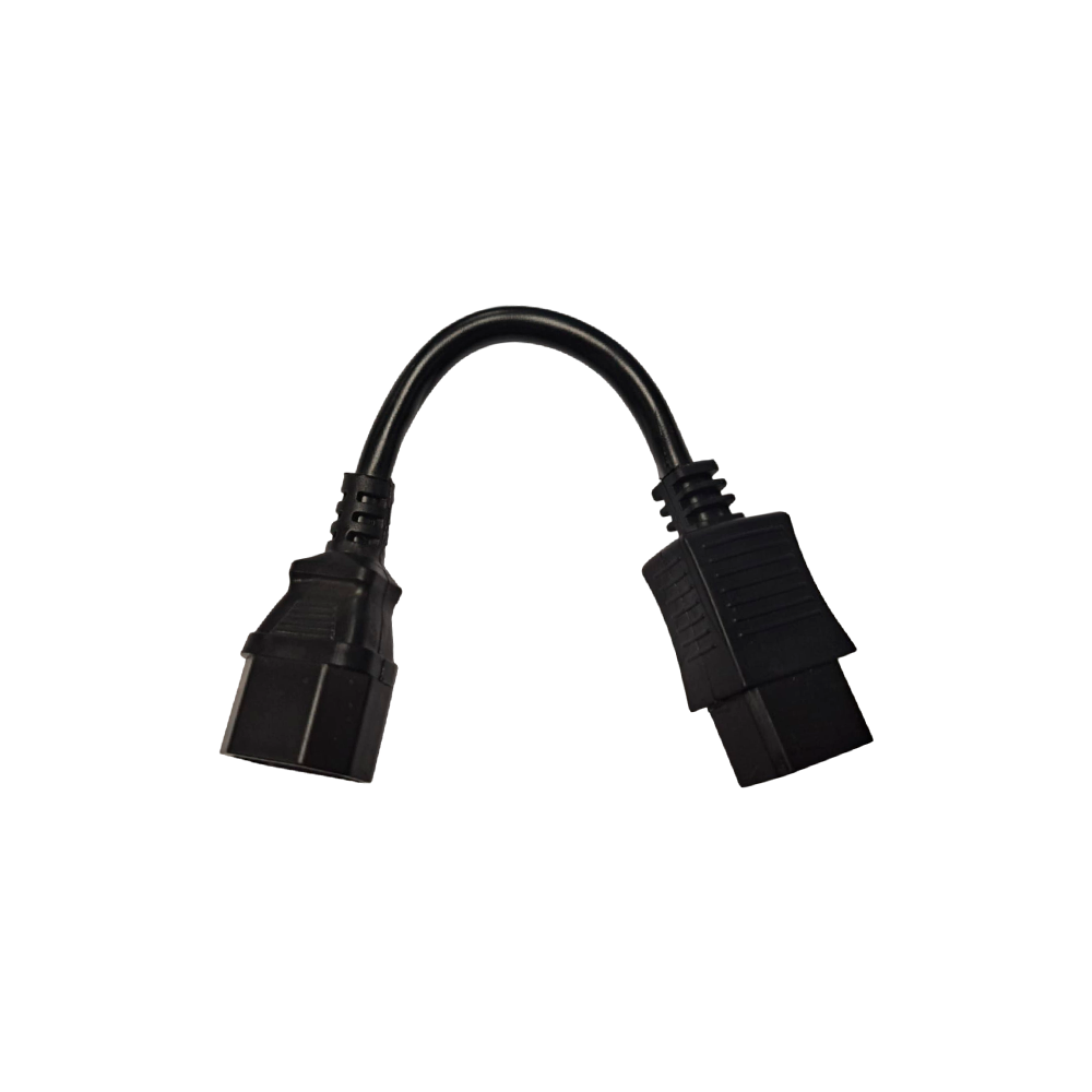 Cabo adaptador (ficha 2 PIN para ficha 3 PIN) - Neovolt (Eco-Volt)