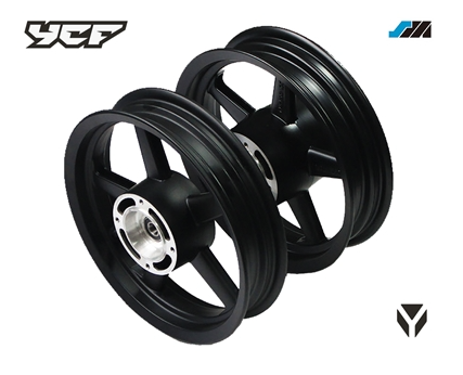 Kit Jantes (Aluminio) supermoto MOBSTER (Frente: 2.15x12, Tras:3.00x12) - YCF / Pitbike