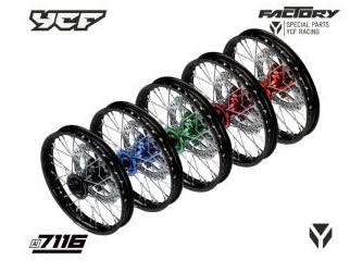 Jante Frente 1.4x14&quot; (CUBO CNC, Varias cores) - YCF (FACTORY) / Pitbike