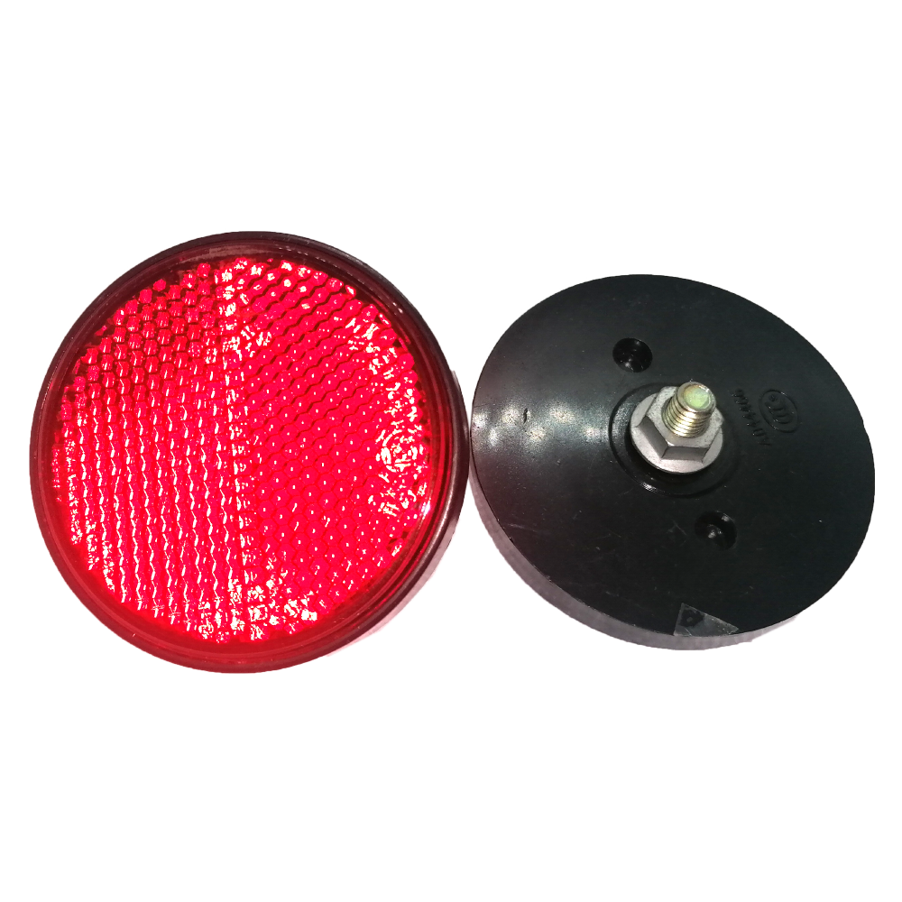 Refletor (x2) redondo (55mm) Vermelho / UNIVERSAL