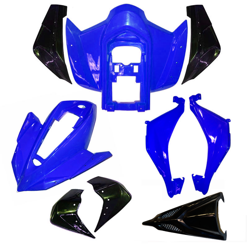 Carenagem azul completa - Speedbird / Speedy 125