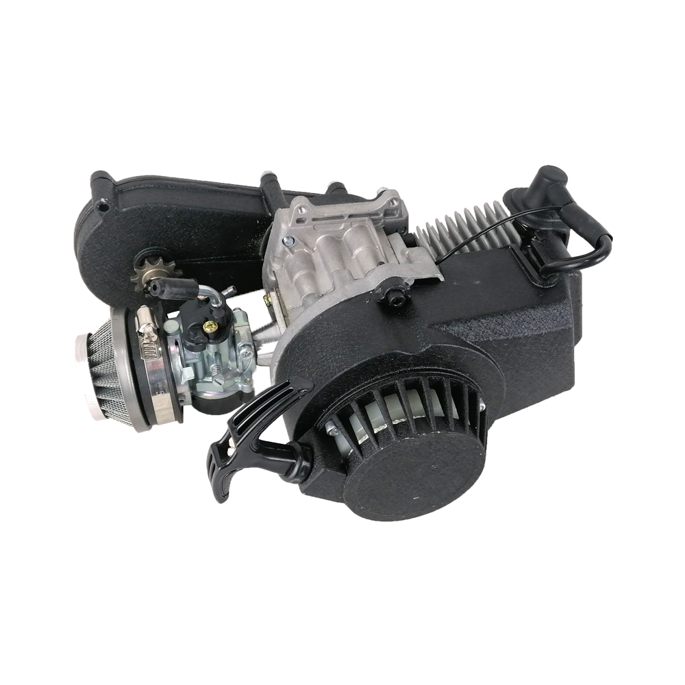 Motor de caixa desmultiplicada T8F (11T) (com Carburador) - Tox (QD03K Pull Start) - mini ATV 49