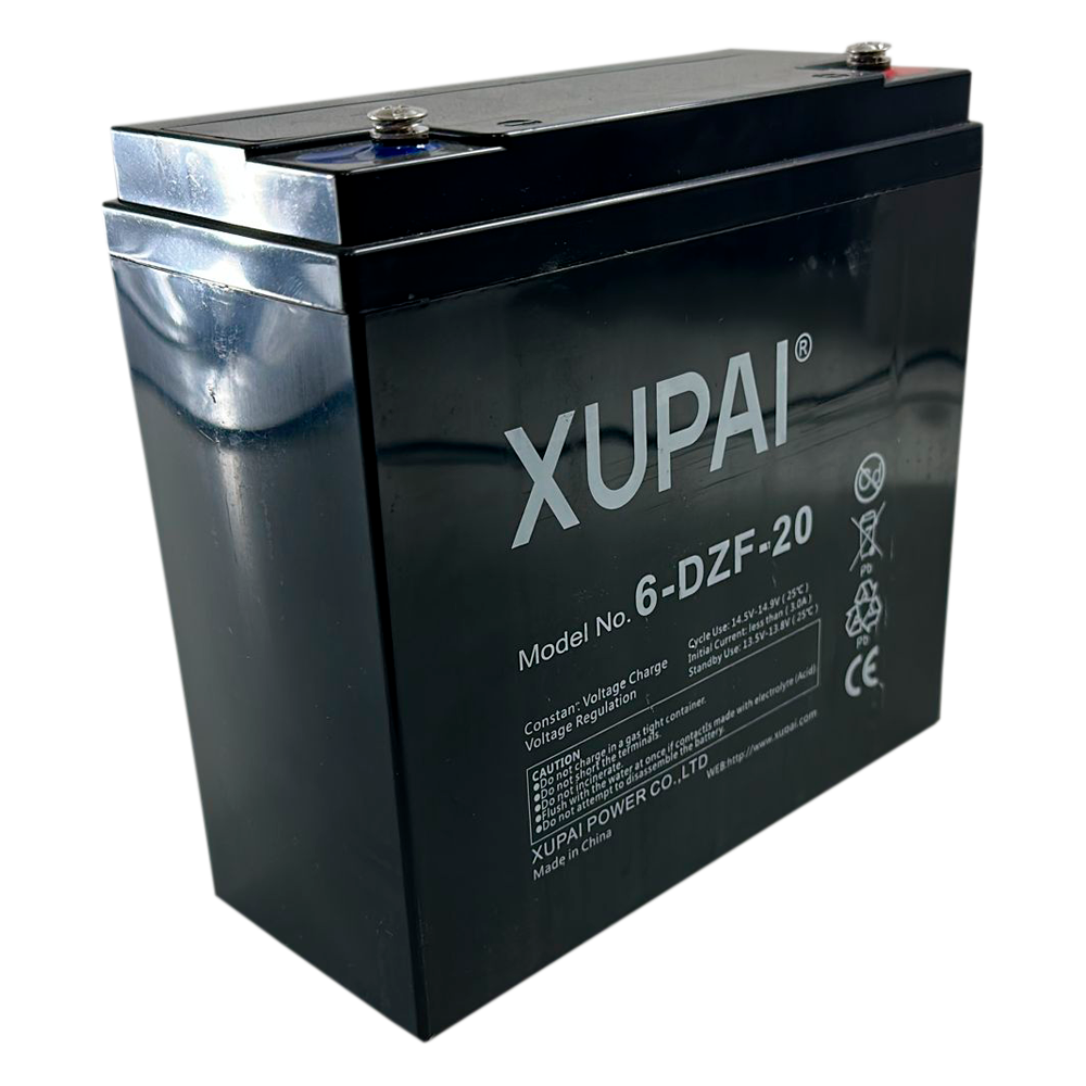 Batería De Plomo AGM 12V 23Ah - Compatible Con 6-DZM-20, 6DZM-18, 12LCP-23 Y Similares, Libre De Mantenimiento