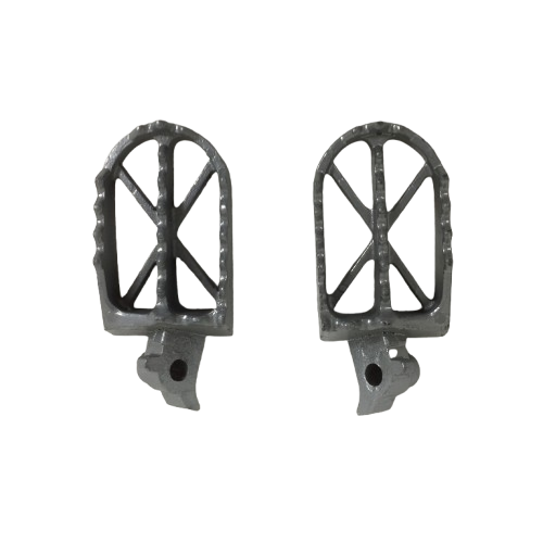 Kit Pousa-pes (cinza) - Tox (Volcano - MX 125 / RACE 140) / Pitbike