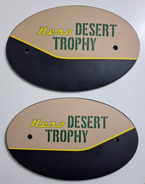 Carenagem Lateral (DRT + ESQ), Bluroc/Bullit (Hero) (Desert Trophy)