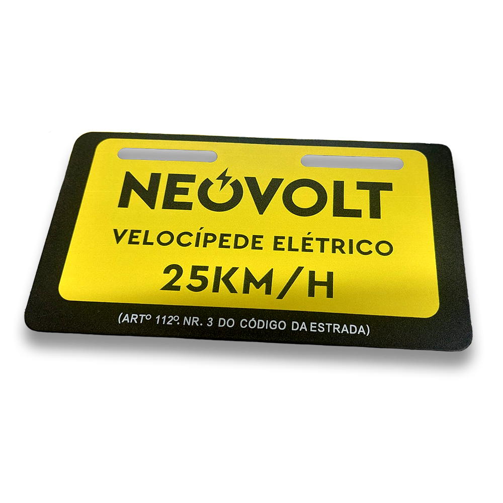 Placa de matricula - Neovolt / Universal