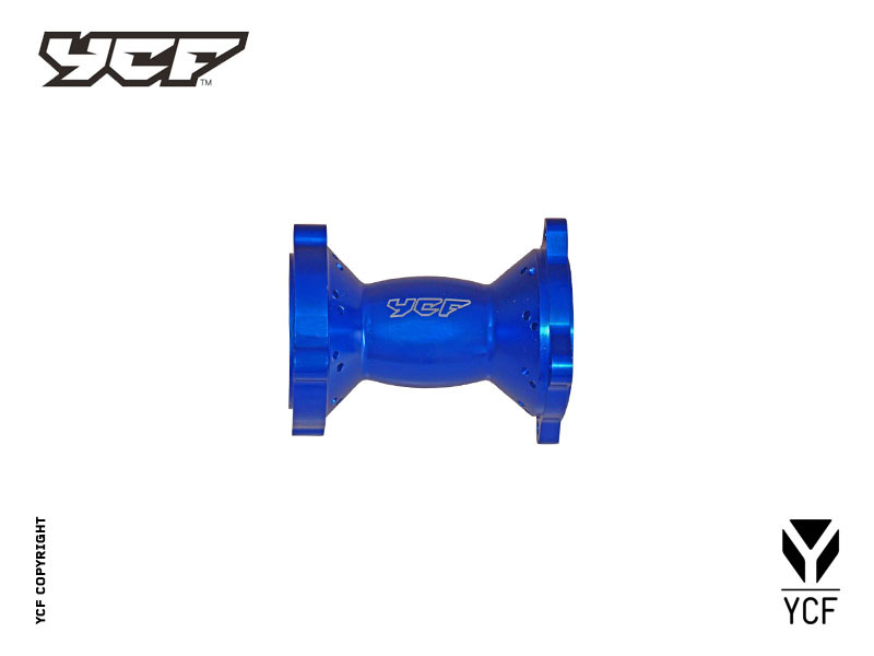 Cubo TRAS CNC (AZUL), YCF / Pitbike