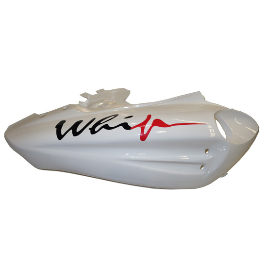 Carenagem Lateral TRAS DRT Fun Racer  WHITE