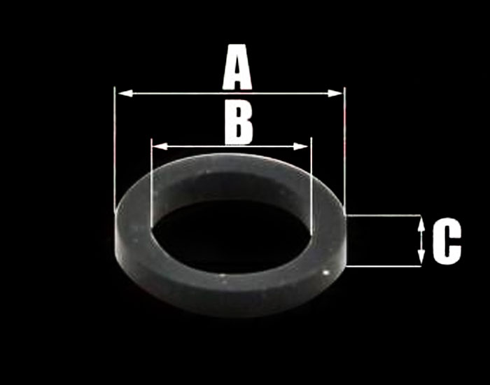 O-ring (A=15.5 B=11.75 C=2.47), da Junta do Cilindro, YX Pitbike
