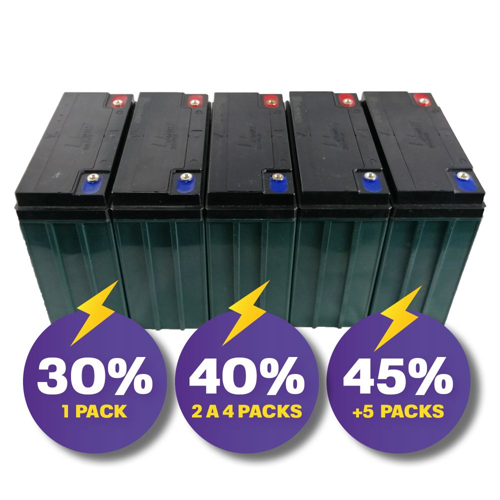 Pack de baterias (5und.) 60V - (12v/20ah 6-DZM-20) - Neovolt