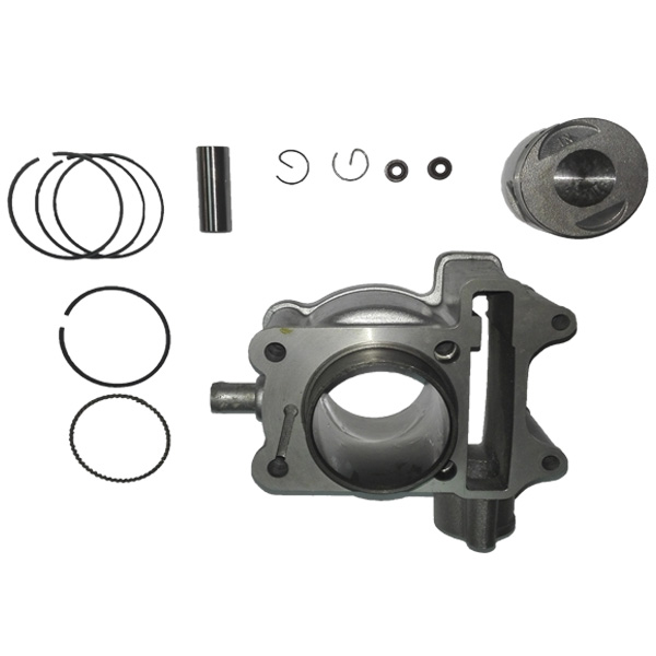 Kit - Cilindro (125cc / 52.4mm) + piston, GY6 125 (AGUA), 1P52MI 