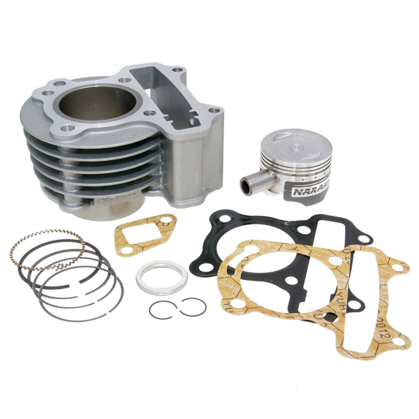 Kit - Cilindro + piston, 72cc Naraku V.2, GY6 50 139QMB