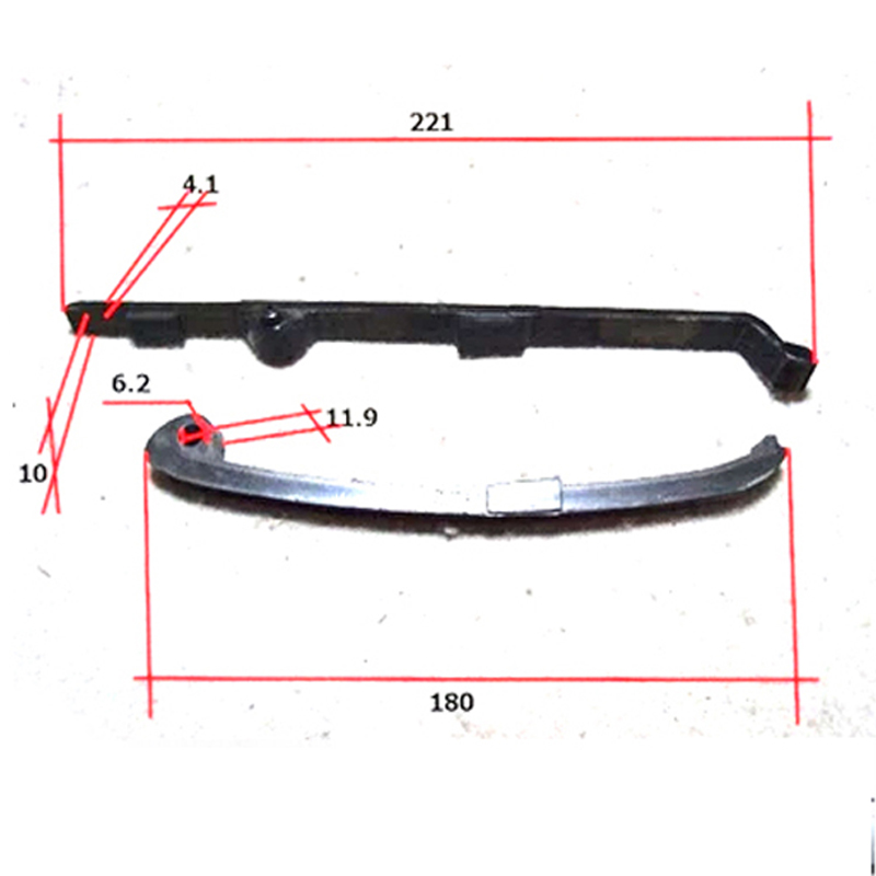 Kit Guias da corrente de Distribuiçao (221mm + 180mm), ATV / Loncin CB250