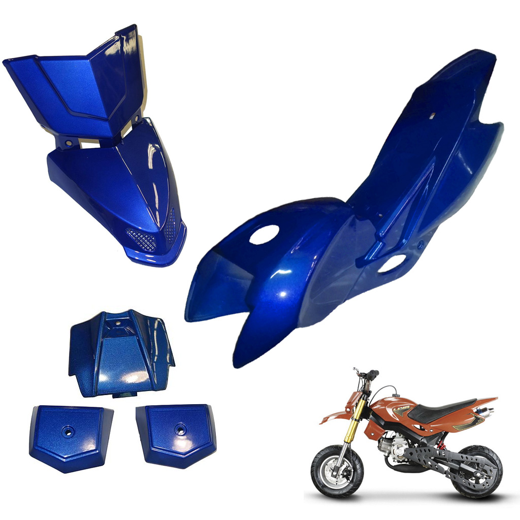 Carenagem (completa), minimotard 49 (MD03) (Azul)