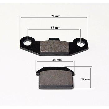 Pastilhas tipo 19 (Tox / Madox 90 traseiro / Speedbird 125 dianteiro) / ATV 90-110