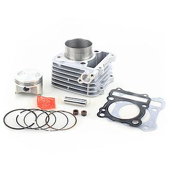 Kit - Cilindro (150cc / 62mm) + piston, c/ EGR - Bluroc/Bullit (GN/GS125 K157FMI)