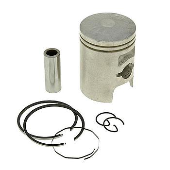 Piston (c/ janelas) (40mm / cav 10mm) + segmentos, 50cc 2 Tempos, JOG, 1E40QMA, 1E40QMB