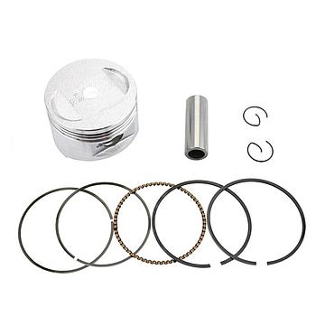 Kit - piston (Ø 57.4mm / 15mm) + segmentos, GY6 150, 157QMJ