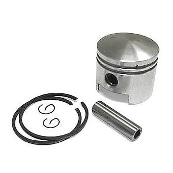 Piston 44mm (cav. 12mm) + Segmentos, minimoto 49cc