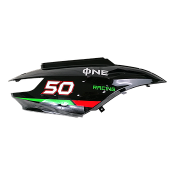 Carenagem TRAS DRT (Preto Racing) Neco (One 12)