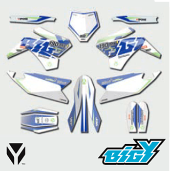 Kit autocolantes, YCF (Bigy Factory 190 MX ZE) 2021 / Pitbike