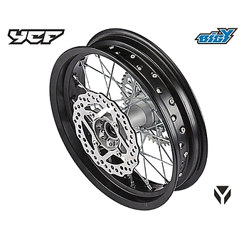 Jante Traseira Completa - 2.15x12 SM, YCF / Pitbike