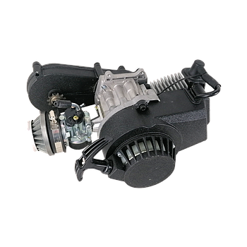 Motor de caixa desmultiplicada T8F (11T) (com Carburador) - Tox (QD03K Pull Start) - mini ATV 49