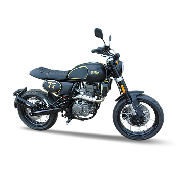 Bluroc: Tracker 125 (E5) Preto/Dourado