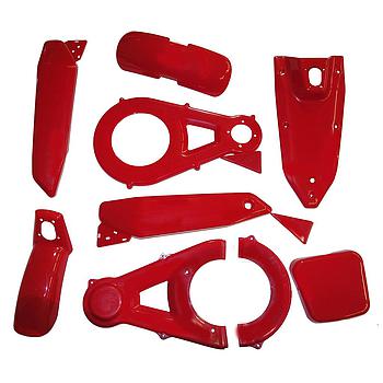 Kit - Carenagem Completa (vermelho), FUNBIKE 200