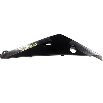 Carenagem, lado da retaguarda, esquerdo preto - Motron Nomad