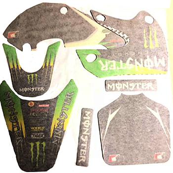 Kit - Autocolantes (Monster), tipo KLX110, Pitbike